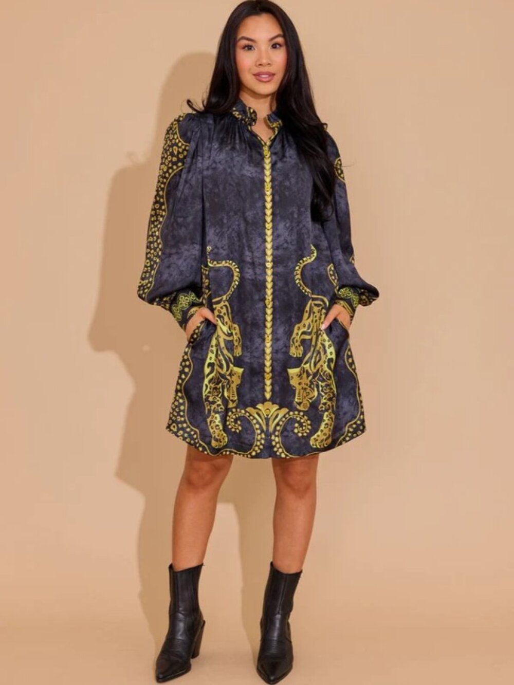 Alden Adair Nora Dress Pouncing Panther Dress nwt Various Sizes